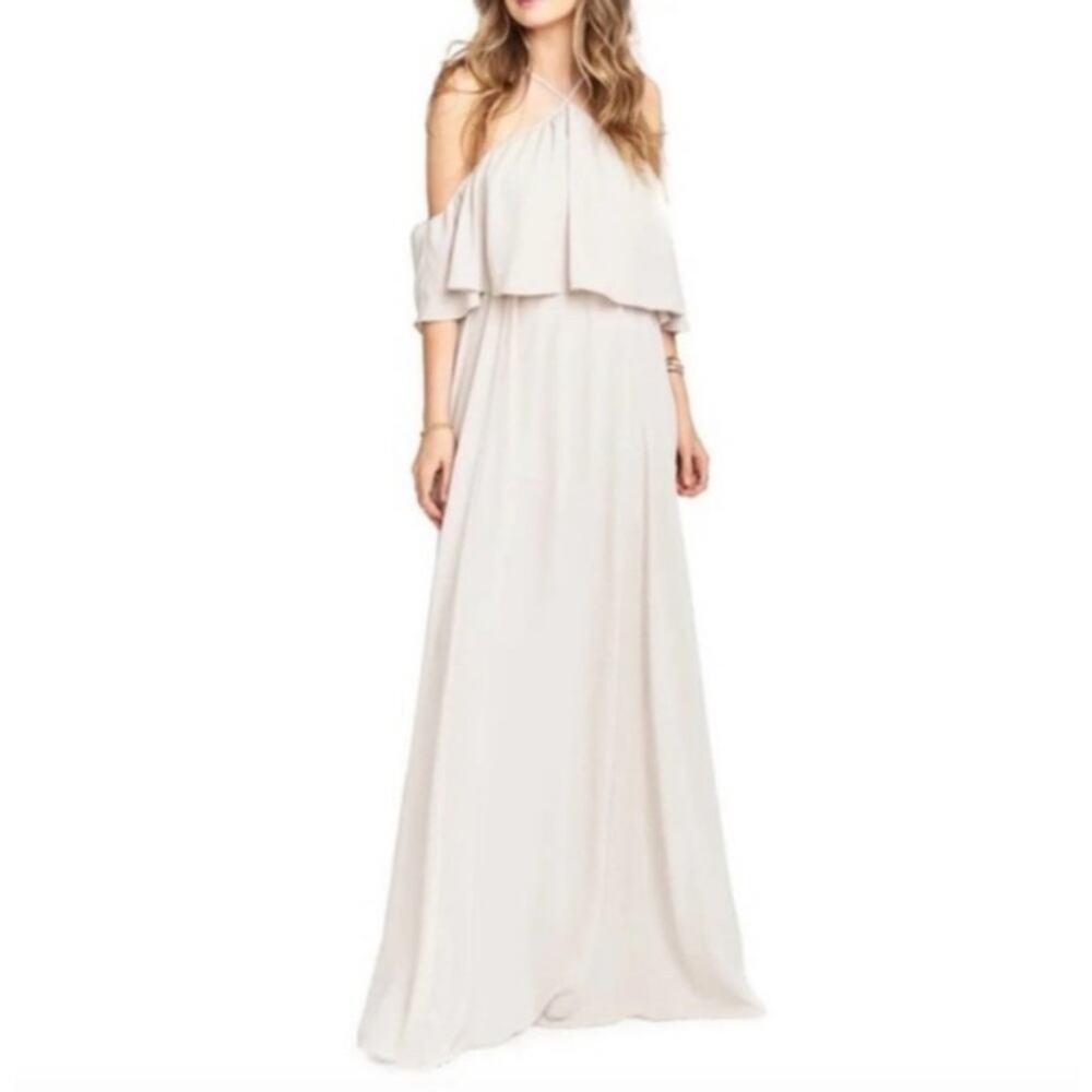 Show Me Your Mumu Rebecca Ruffle Maxi Dress Show Me The Ring Women's Size XS - Picture 2 of 5